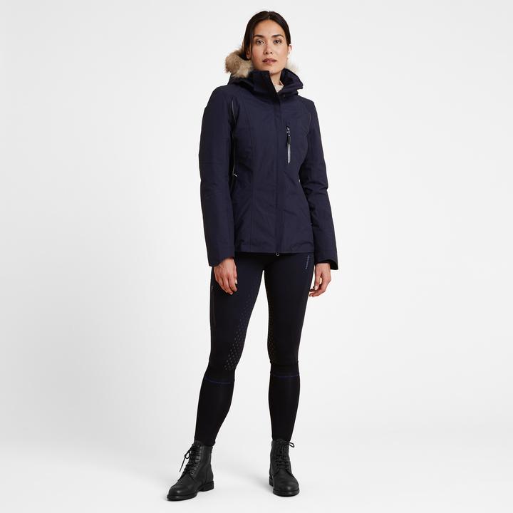 Produktbild Fouganza Winter-Reitjacke 580 wasserdicht Damen blau (M)