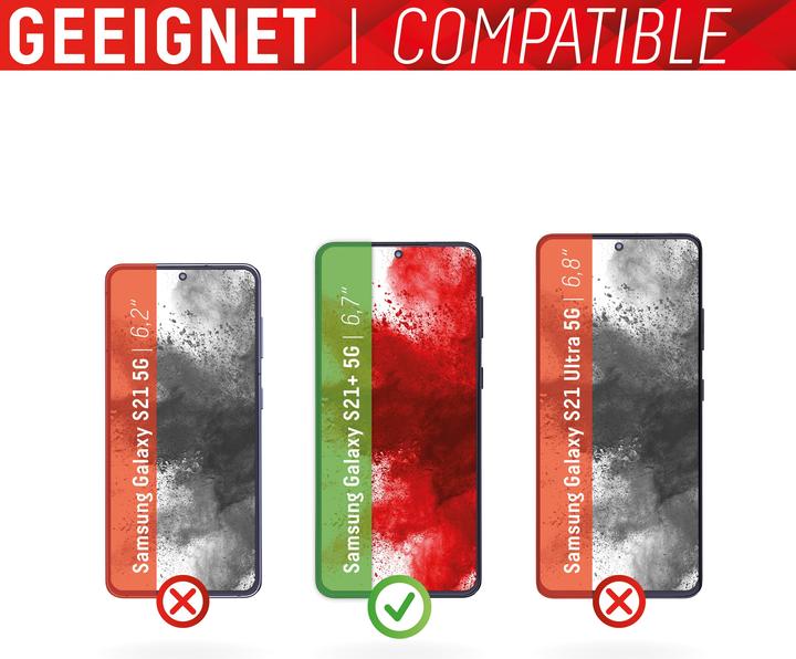 Image du produit Displex Real Glass, 2D Panzerglas (1 pièce(s), Samsung Galaxy S21+ 5G)