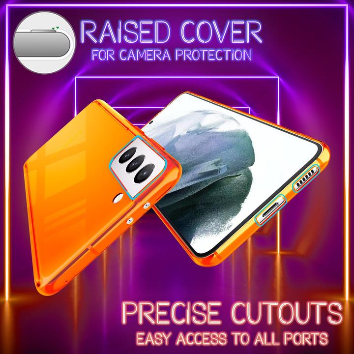 Immagine prodotto Nalia Custodia per cellulare al neon chiaro (Samsung Galaxy S21)