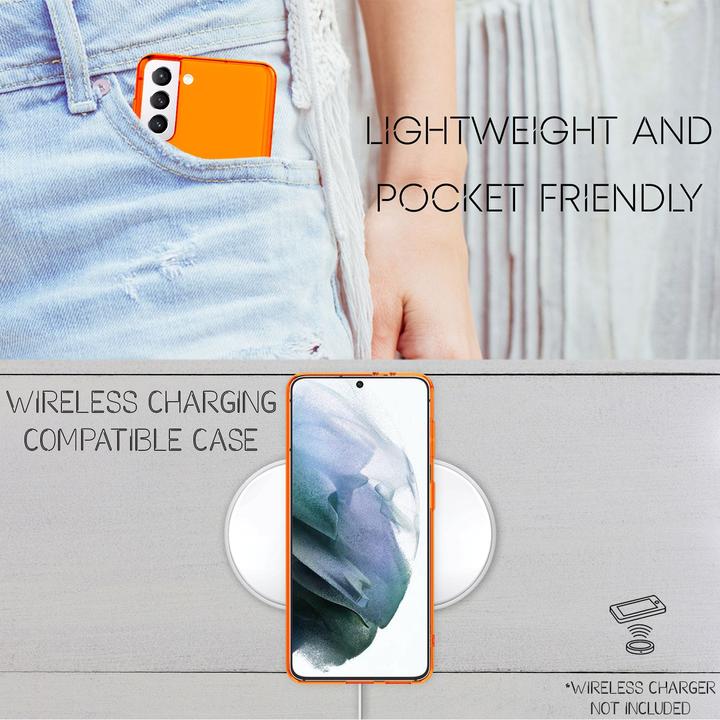 Immagine prodotto Nalia Custodia per cellulare al neon chiaro (Samsung Galaxy S21)