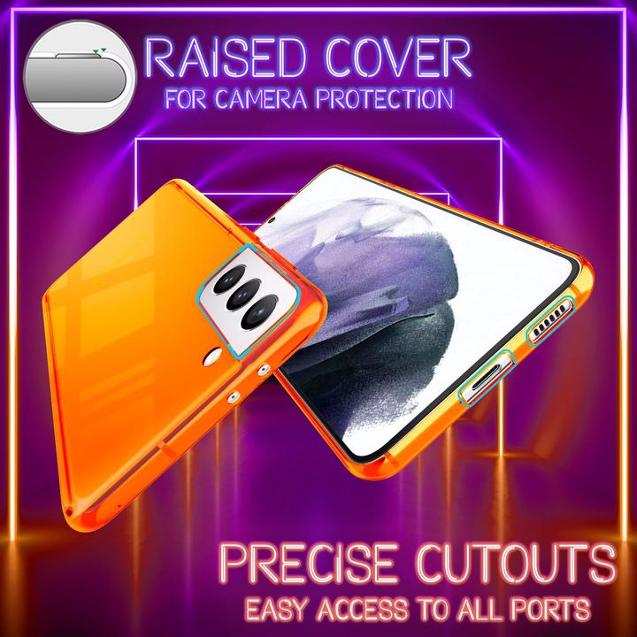 Immagine prodotto Nalia Custodia per cellulare al neon chiaro (Samsung Galaxy S21+)