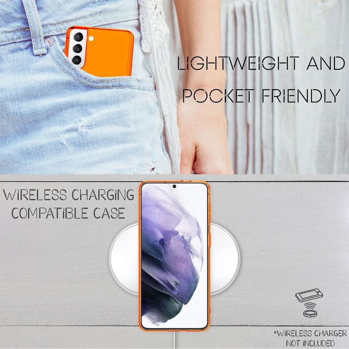 Immagine prodotto Nalia Custodia per cellulare al neon chiaro (Samsung Galaxy S21+)