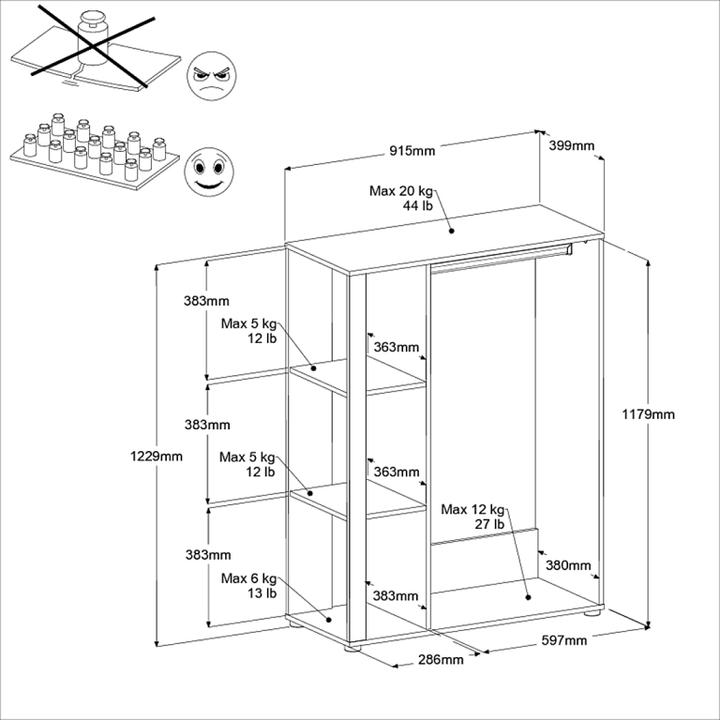 Actual product image Parisot Oberrödinghausen (145 cm)
