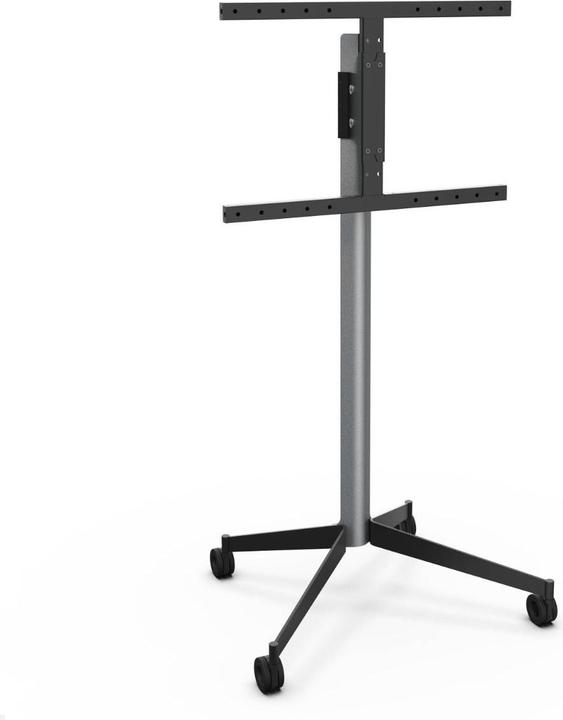 Actual product image Erard KANA 1400XL mobile TV stand 40-80 inch, silver / black (80", 50 kg)