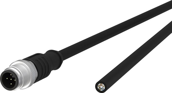 Produktbild Metz Connect MC 142MDA10100 - Sensorleitungen M12 5 pol Stecker> offenes Ende 10 (CAT6, 10 m)