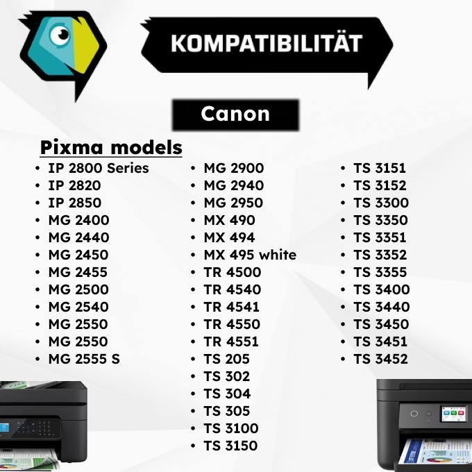 Immagine prodotto Inkadoo Cartucce di stampa compatibili con Canon 8288B001 / CL-546XL Cartuccia testina di stampa, colore (Color)