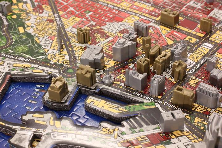 Actual product image 4D City Barcelona, Spain (1200 pieces)