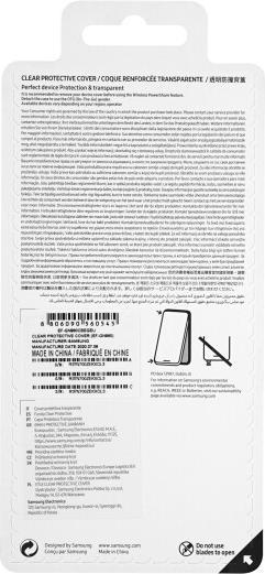 Actual product image Samsung Clear Protective Cover (Samsung Galaxy Note 20)