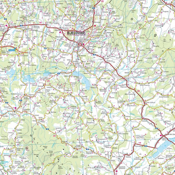 Produktbild Kroatien, Strassenkarten-Set 1:200.000