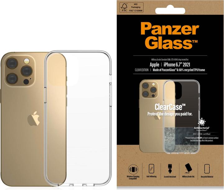 Image du produit PanzerGlass 0314 Housse de protection pour téléphone portable Transparent (Apple iPhone 13 Pro Max)