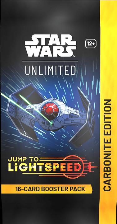 Produktbild Star Wars Umschalten auf Lichtgeschwindigkeit Carbonite Edition-Booster Pack (Englisch)