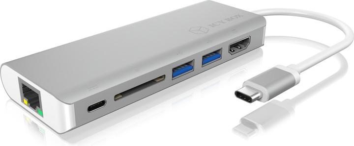 Produktbild Icy Box Dockingstation USB-C -> USB3.0 (USB-C, 2 Ports)