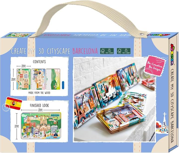 Actual product image Avenir 3D Städte-Bastelset Barcelona
