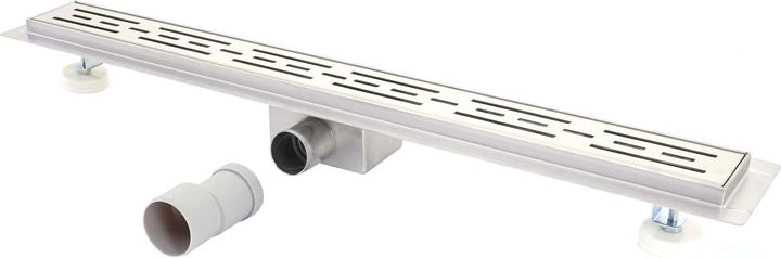Image du produit Swisshandel24 Caniveau de douche 100cm Siphon de sol Caniveau de douche, siphon en acier inoxydable 50-120cm (1000 mm)