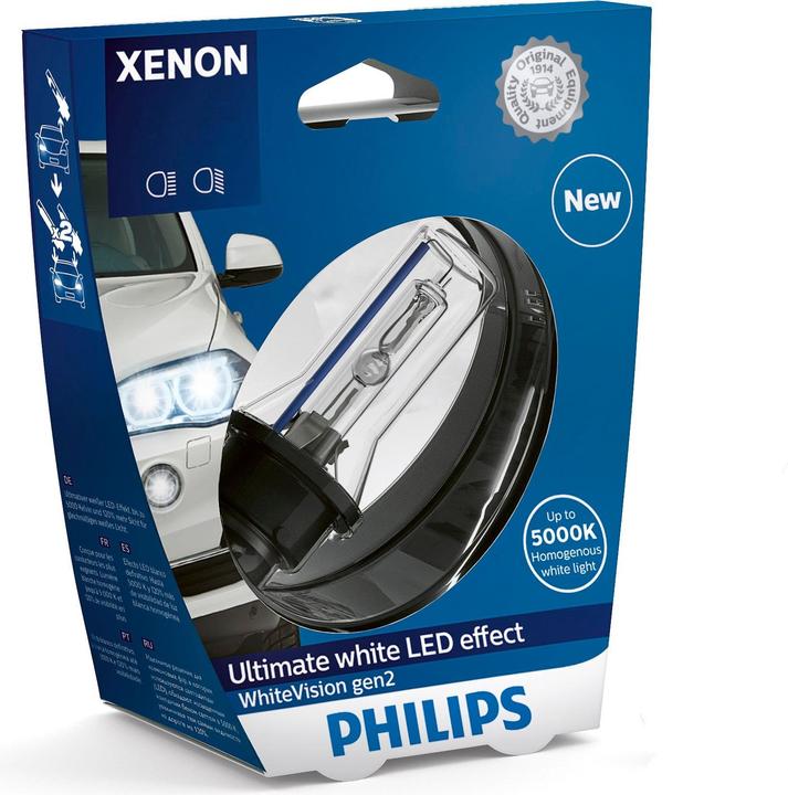 Immagine prodotto Philips Lampadina per fari allo xeno WhiteVision Gen2 (D1S)