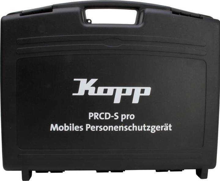 Produktbild Kopp 148603017 Zwischenschalter mit PRCD 230V Schwarz IP55 (4.50 m, 1.50 mm²)