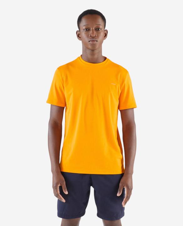 Kiprun Men's Breathable Running T-shirt-Dry 500-Orange (L)