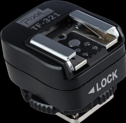 Immagine prodotto Pixel Adattatore E-TTL Hotshoe TF-321 per Canon (Adattatore per unità flash)