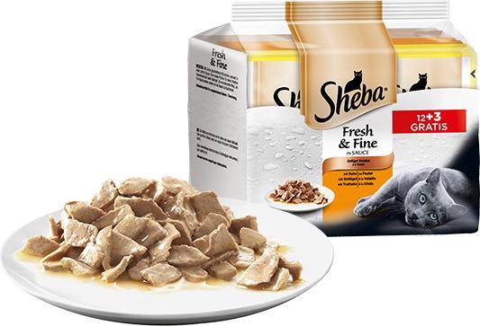 Image du produit Sheba Fresh & Fine Sauce (Senior, 15 pcs, 750 g)