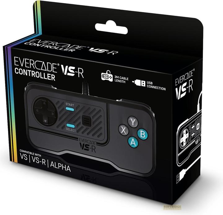 Image du produit Blaze Contrôleur filaire Evercade VS-R (PC, Evercade, Mac)