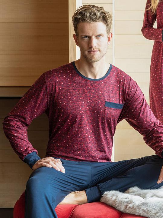 Produktbild ISA Bodywear Micromodal Pyjama Bündchen (L)
