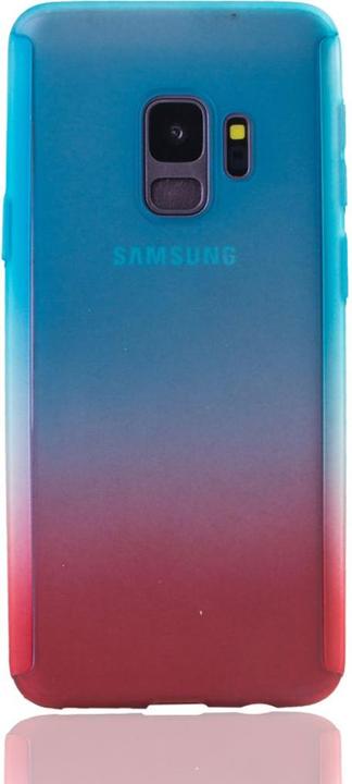 Produktbild König Design Hülle Handy Schutz für Samsung Galaxy S9 Full Case Cover Displayschutz Etuis Rot (Samsung Galaxy S9+)