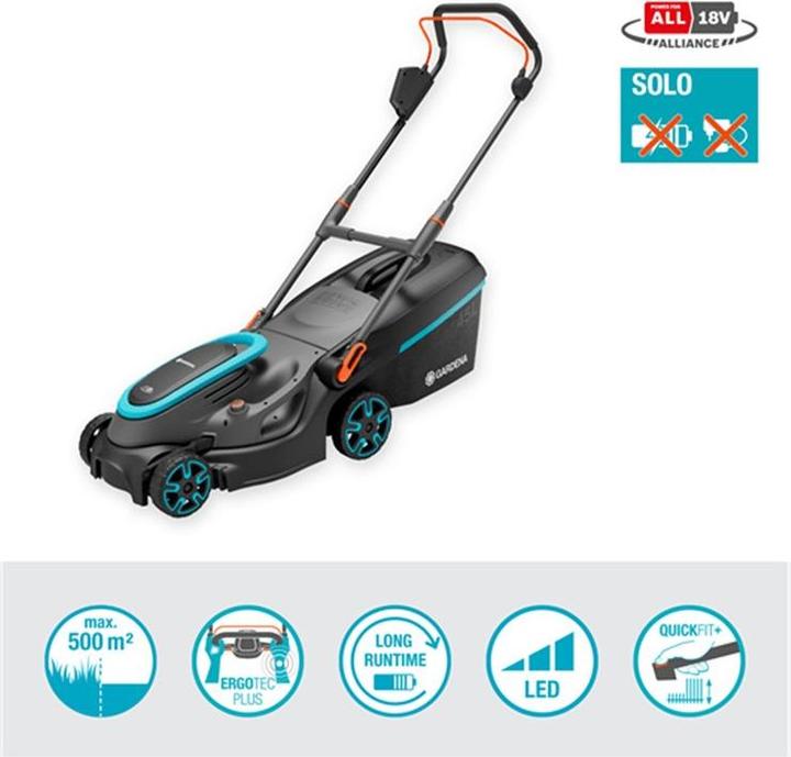 Image du produit Gardena Tondeuse à gazon sans fil PowerMax 37/36V P4A solo (Fonctionnement sur batterie)