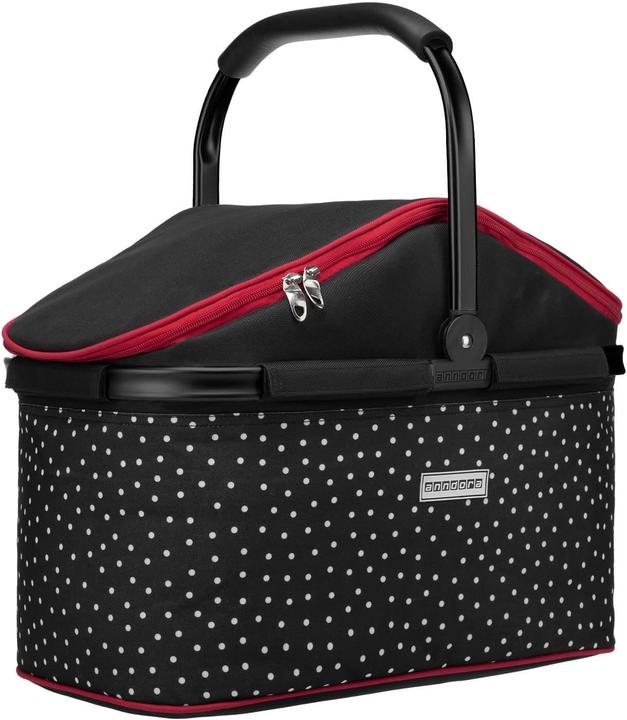 Image du produit Anndora Panier de course 25L, ISO, noir/blanc