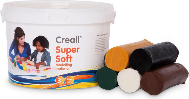 Actual product image Creall Supersoft Klei Safari kleuren, 1750gr.