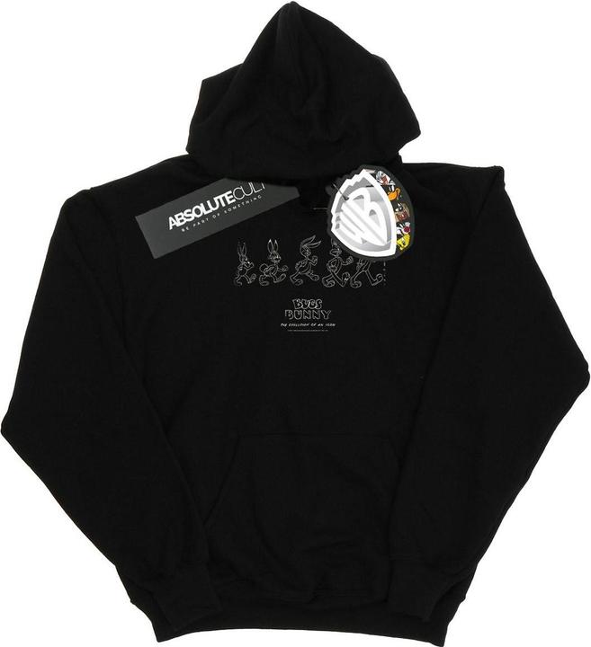 Looney Tunes Bugs Bunny Evolution Kapuzenpullover (L)
