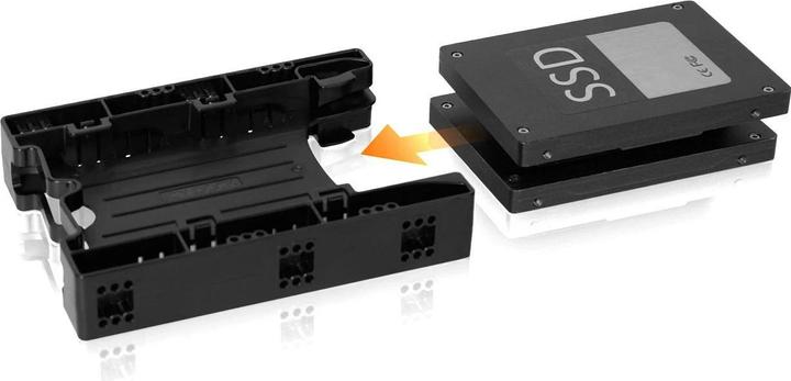 Image du produit Icy Dock Cadre SSD 2x2.5" dans une baie de 3.5