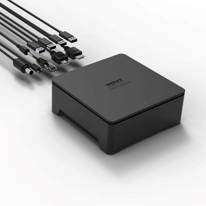 Actual product image Port Designs DOCKING UNIVERSAL OFFICE 901908 2 X 2K-EU, USB-A/USB-C (USB-A, USB-C, 8 Ports)