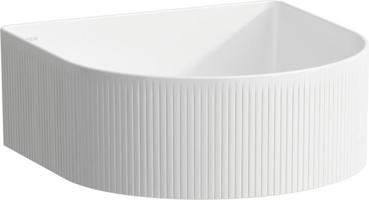 Laufen Running Sonar Wash basin bowl with texture, without tap hole, without overflow, 340x340mm, incl. cer (340 mm, 340 mm)