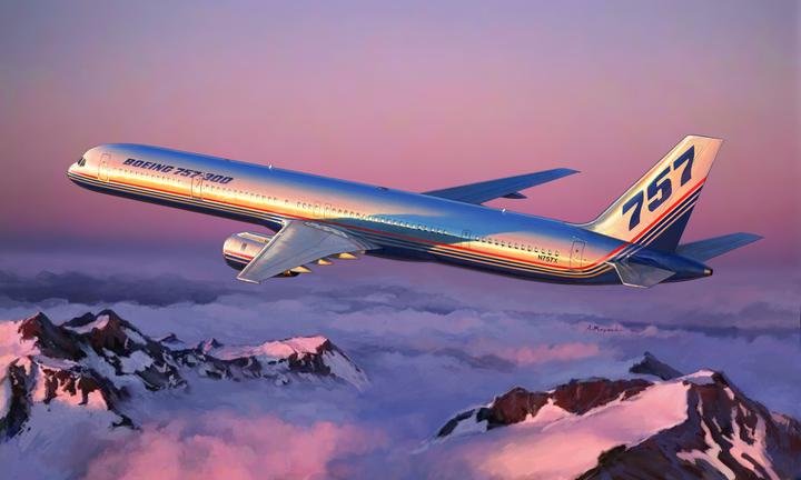 Produktbild Zvezda 7041-Boeing 757-300 Civil Airliner, 1/144 Scale, Model Kit, ZS7041