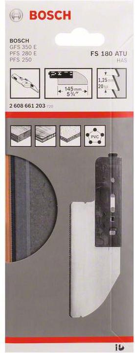 Produktbild Bosch Professional Zubehör Trennsägeblatt FS 180 ATU HCS, 145 mm, 1,25 mm