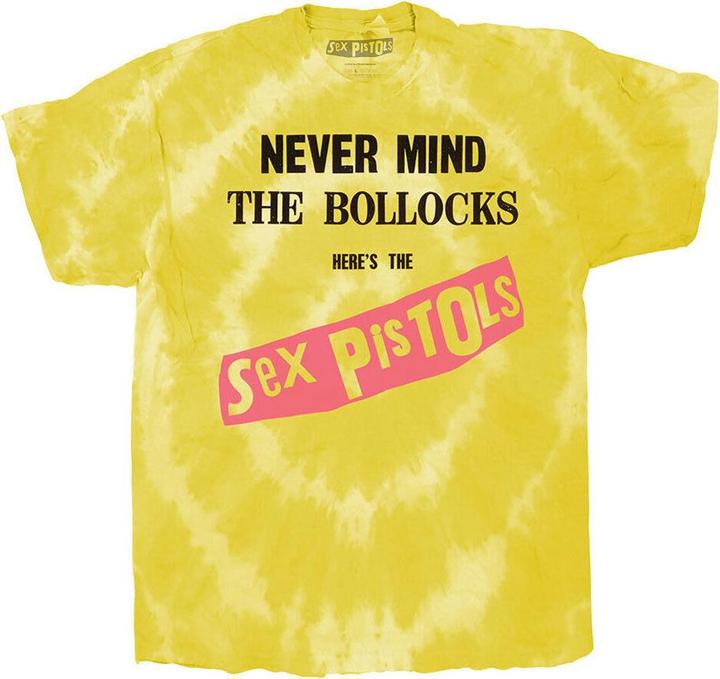 Sex Pistols Unisex Adult Never Mind The Bollocks Album Dip Dye T-Shirt (L)