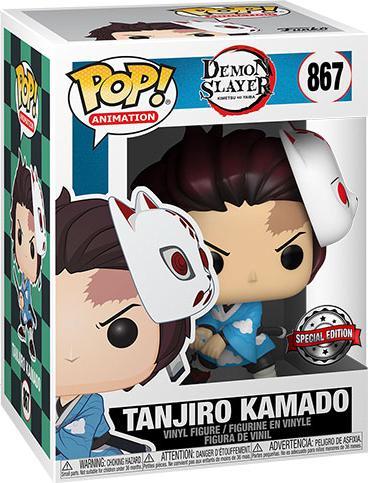 Actual product image Funko POP! Demon Slayer Tanjiro Kamado (With Mask) Exclusive