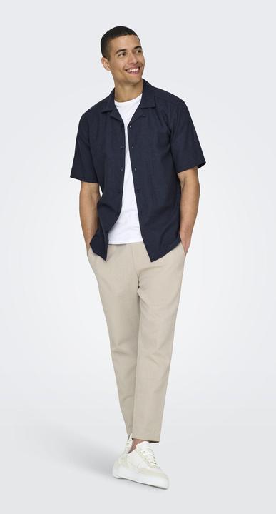 Produktbild Only & Sons Slim Fit Resort Kragen Hemd Hemd (XS)