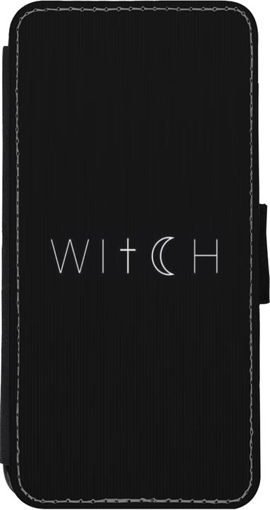 Produktbild PhoneLook Hülle Wallet schwarz Halloween 22 witch word (Apple iPhone 11)