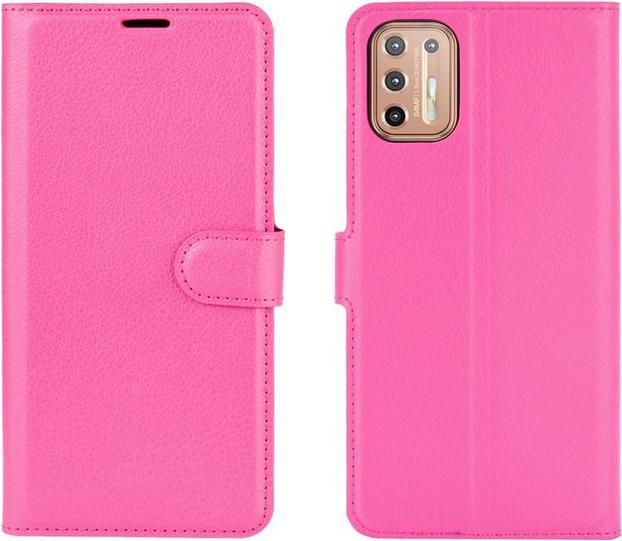 Produktbild MU Classic Litchi Leder Bookcover Series (Motorola Moto G9 Plus)