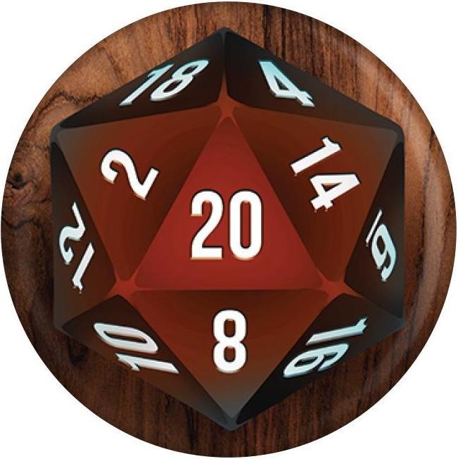 Produktbild Grindstore Abzeichen D20