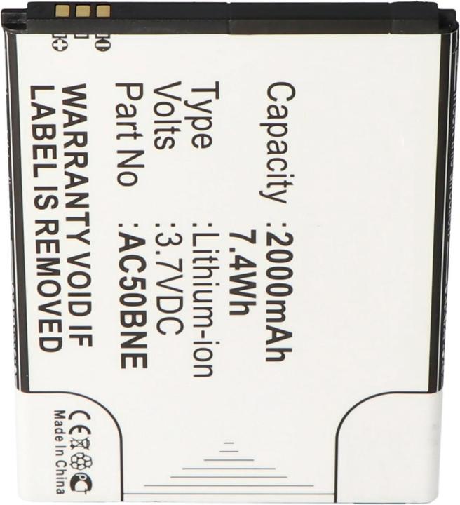 Immagine prodotto AccuCell Batteria per Archos 50b Neon, AC50BNE Batteria Neon 50b