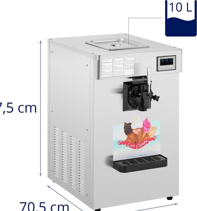 Produktbild Royal Catering Softeismaschine Gastro Soft-Ice-Maschine