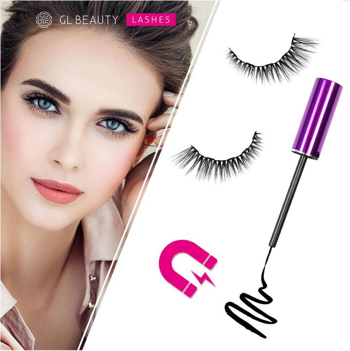 Produktbild GL Beauty Magnetic Lashes Set Nr. 1 (Künstliche Wimpern)