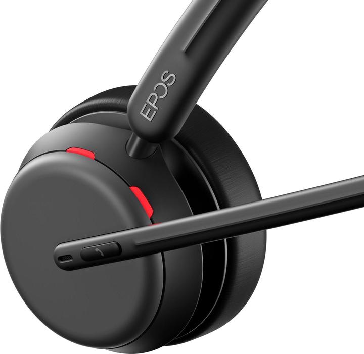 Produktbild EPOS IMPACT 1060 ANC Stereo Bluetooth Headset mit Active Noice Cancelling (ANC) (Kabellos, Kabelgebunden, USB-C)