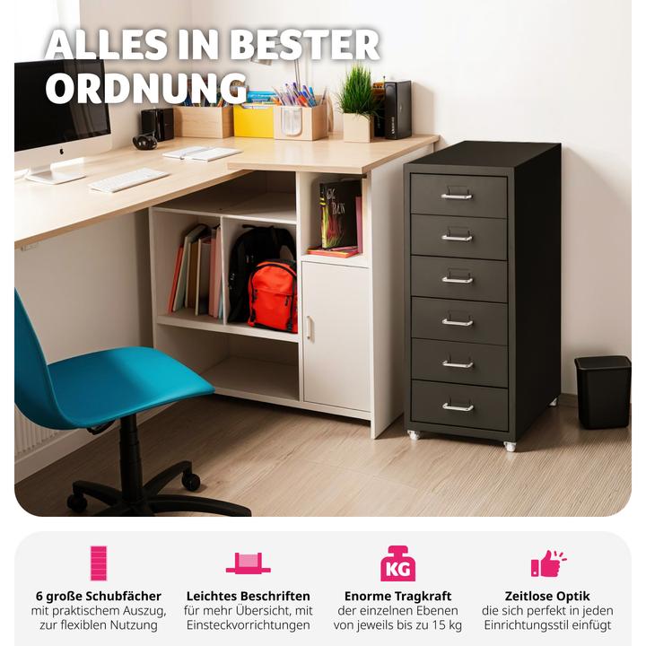 Immagine prodotto tectake contenitori in rotolo (41 x 28 x 69 cm)