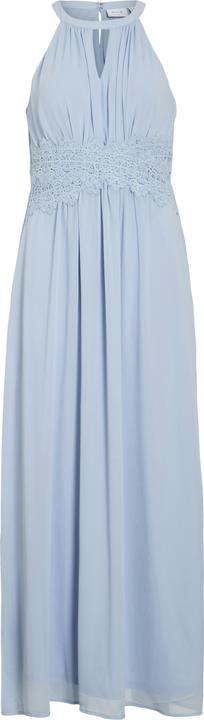 Vila Falten Neckholder Maxikleid (44)