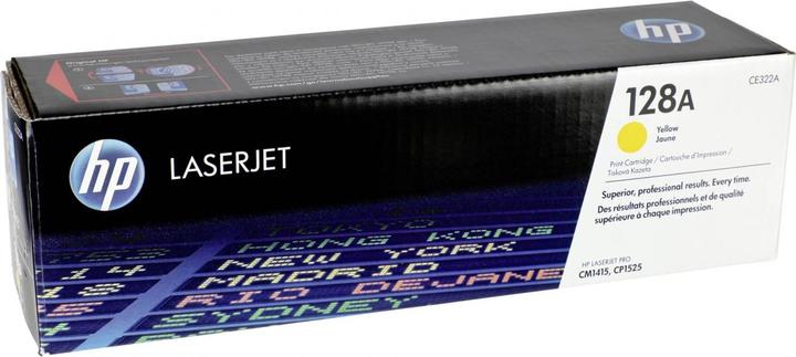 Actual product image HP 128a (Y)