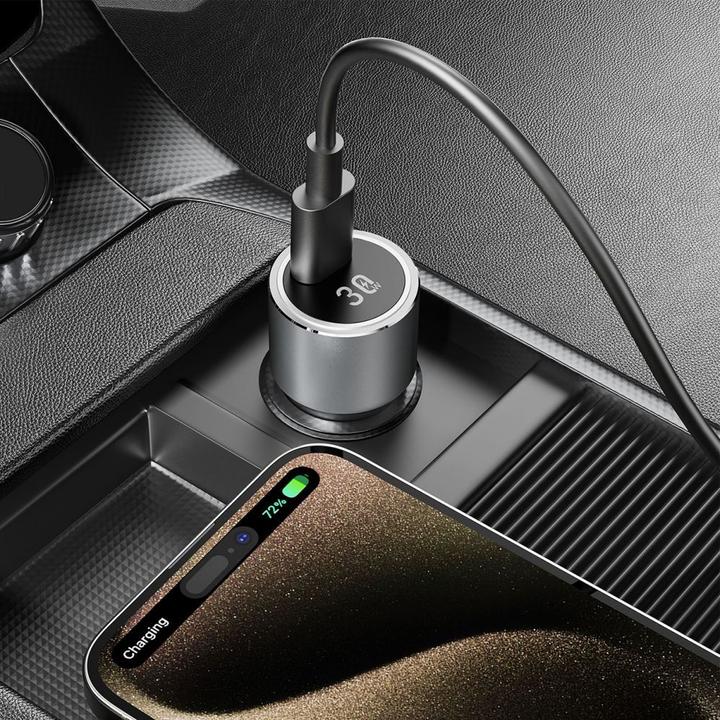 Produktbild Dudao R14 USB-C 30W PD car charger - silver