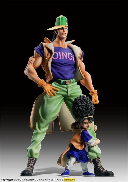 Actual product image Medicos Entertainment JoJo's Bizarre Adventure PVC Statue Legend Oingo & Boingo 19 cm